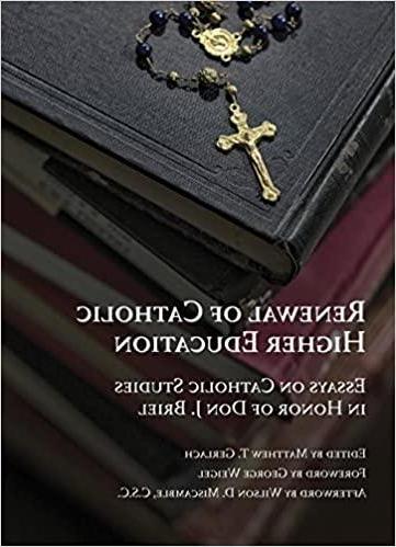 《天主教高等教育的复兴:天主教研究论文集》封面. Briel
